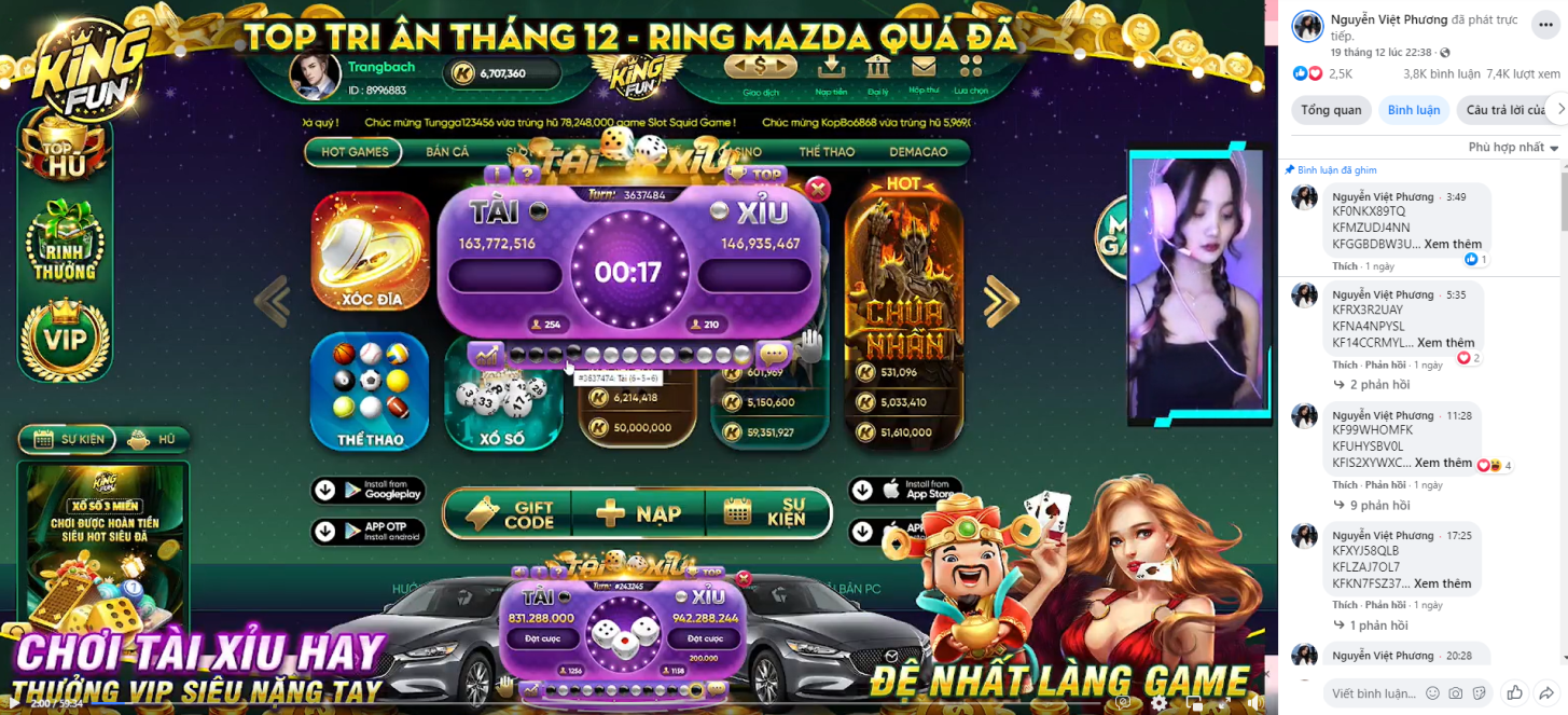 tang giftcode kingfun
