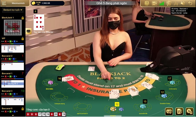 kinh nghiem thang blackjack